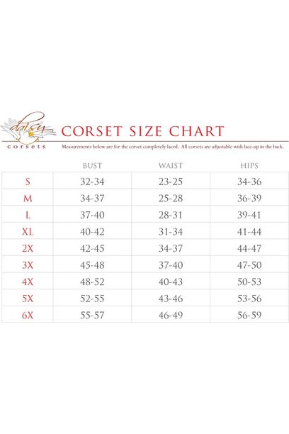 Top Drawer 4 PC Black Sequin Corset Cop Costume