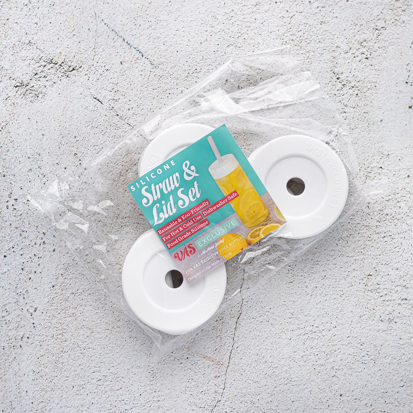 Straw Lids for Original Series Glass Bottles, 16oz size