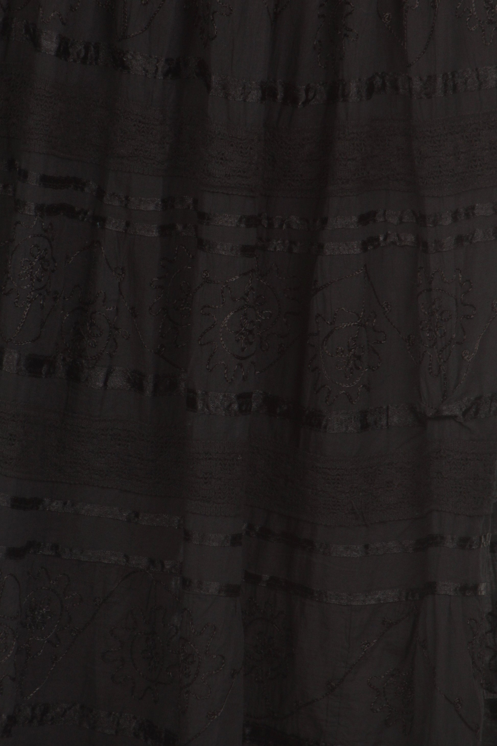 Sakkas Lace and Ribbon Peasant Boho Skirt - Concordia Style Boutique