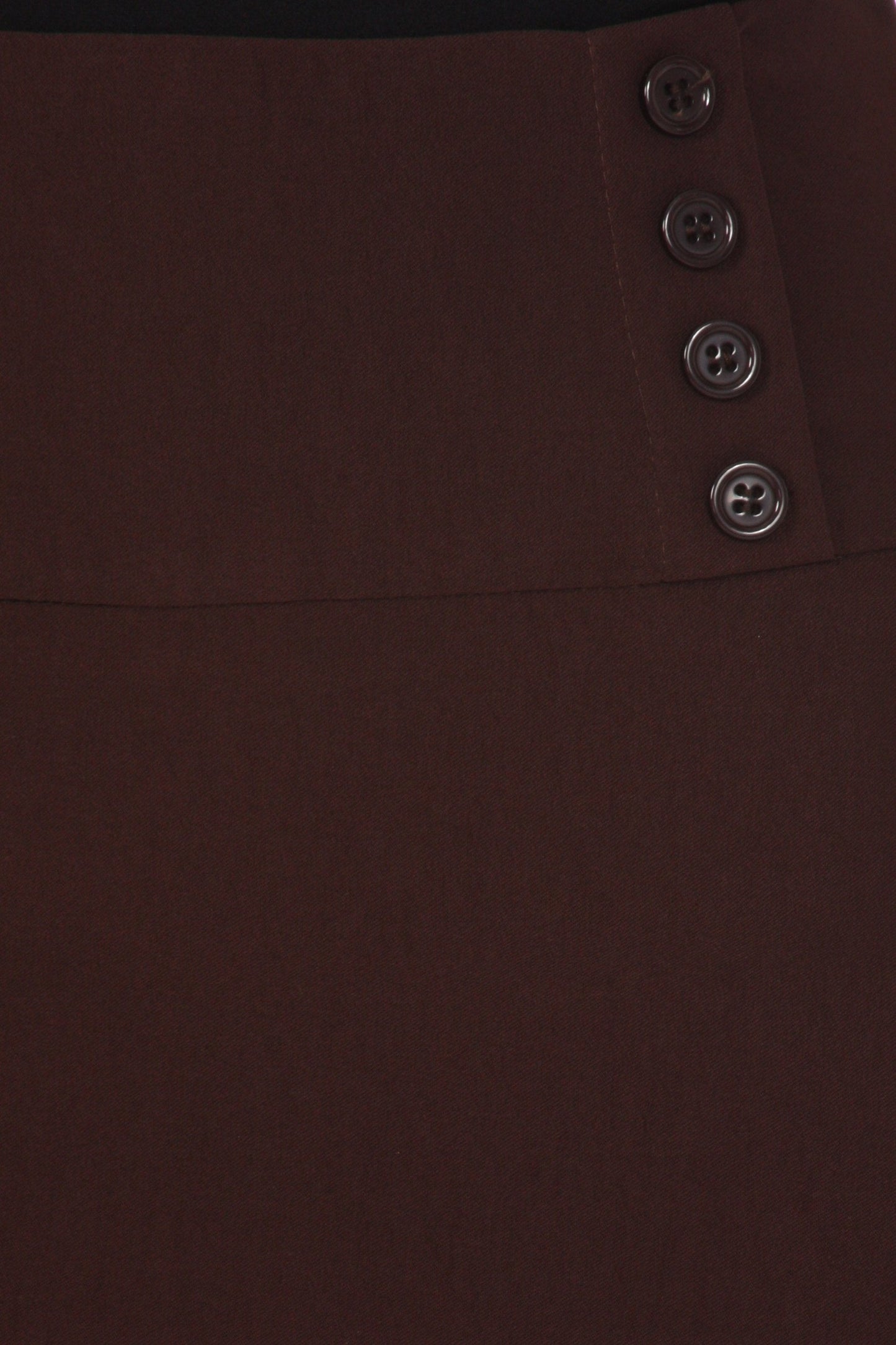 Above the Knee Stretch Pencil Skirt with Four Button Detail - Concordia Style Boutique