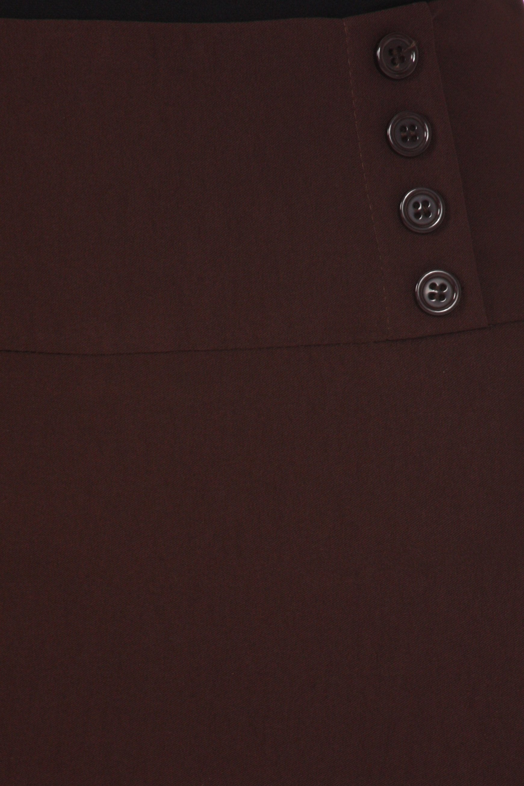 Above the Knee Stretch Pencil Skirt with Four Button Detail - Concordia Style Boutique