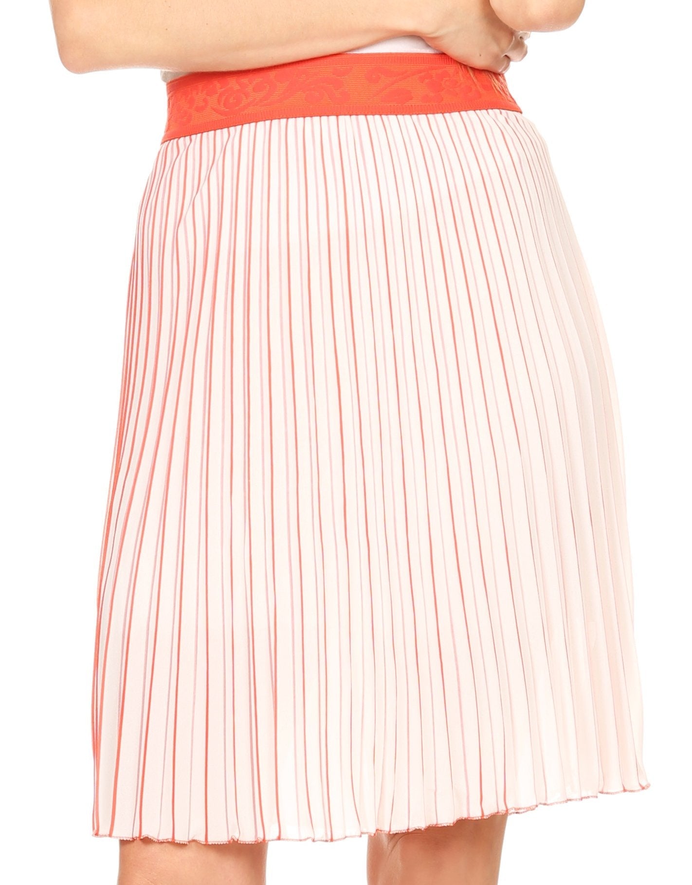 Sakkas Amira Accordion Pleated Midi Crepe Slim Skirt with Elastic Waist - Concordia Style Boutique