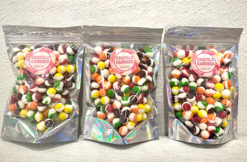 Freeze-Dried Rainbow Drops