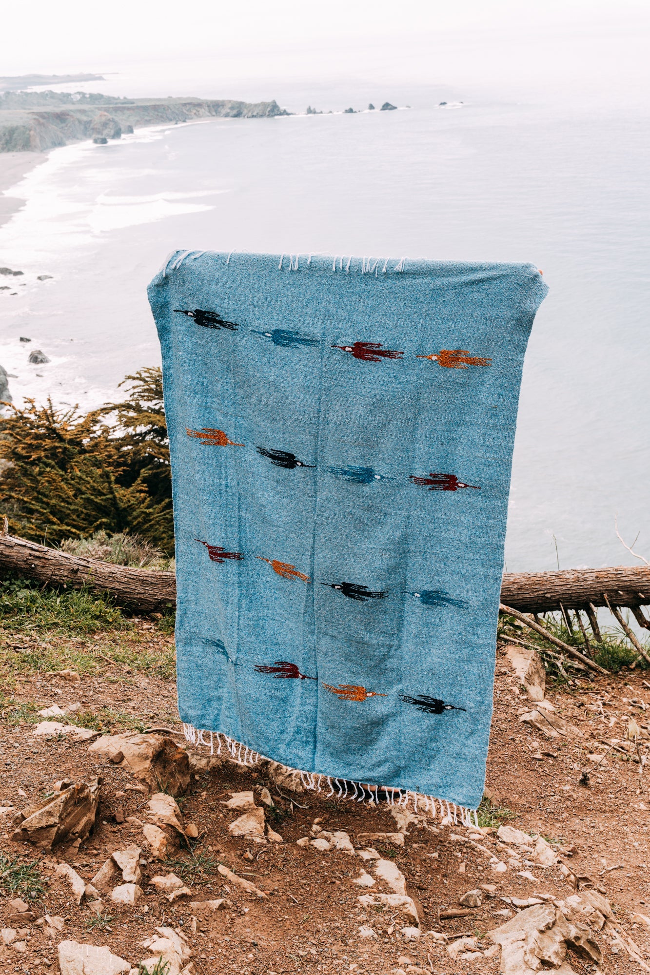 Sky Blue Baja Thunderbird Blanket - Concordia Style Boutique