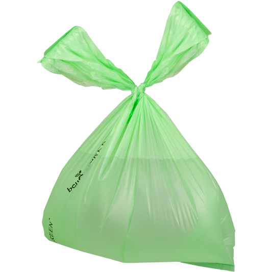 Regular Plant-Based Cat Litter Pick-Up Bags with Handles - 300 Bags
