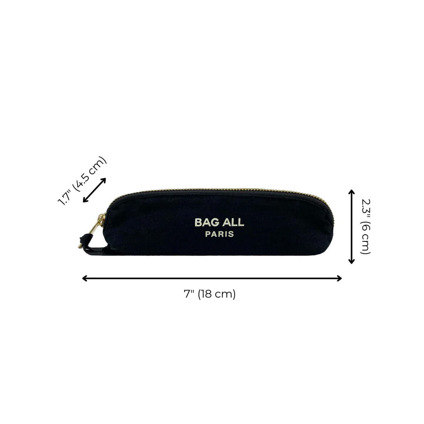 Pencil Case, Black - Concordia Style Boutique