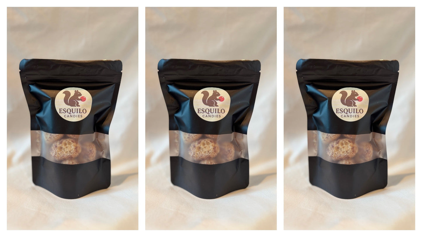 Freeze-Dried Chocolate Caramel Puffs