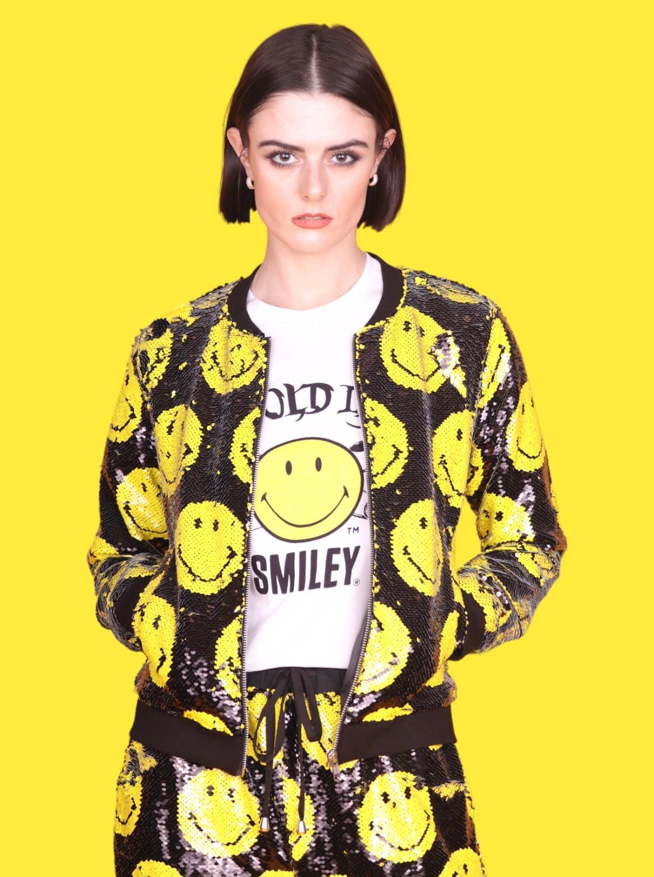 "Any Old  Iron" - x Smiley Bomber Jacket - Premium Clothing from Any Old Iron - Just $300! Shop now at Concordia Style Boutique