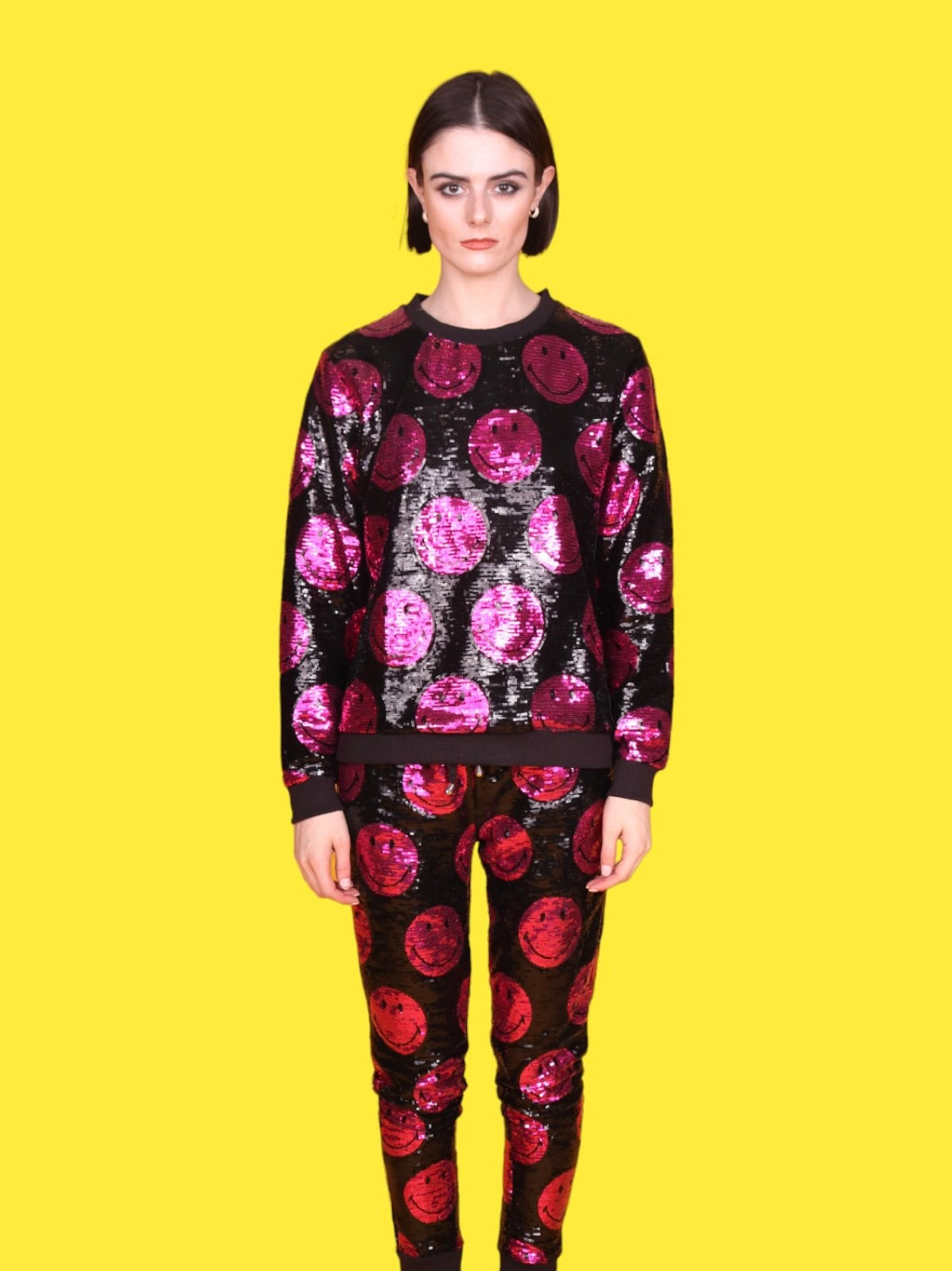 "Any Old  Iron" - x Smiley Pink Joggers - Premium Clothing from Any Old Iron - Just $175! Shop now at Concordia Style Boutique