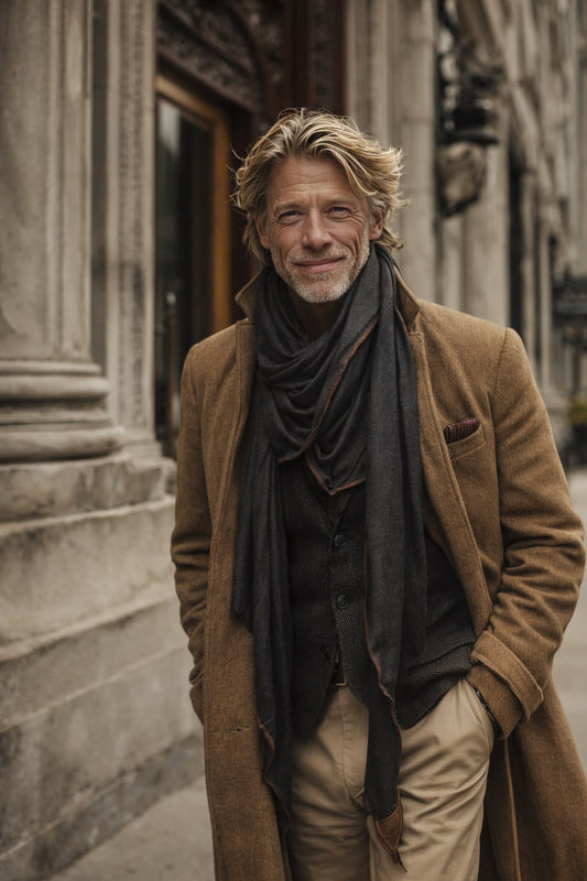 Smokey Grey Snuggle Scarf