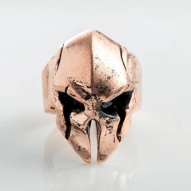 Spartan Hero Helmet Mask Punk Ring - Concordia Style Boutique