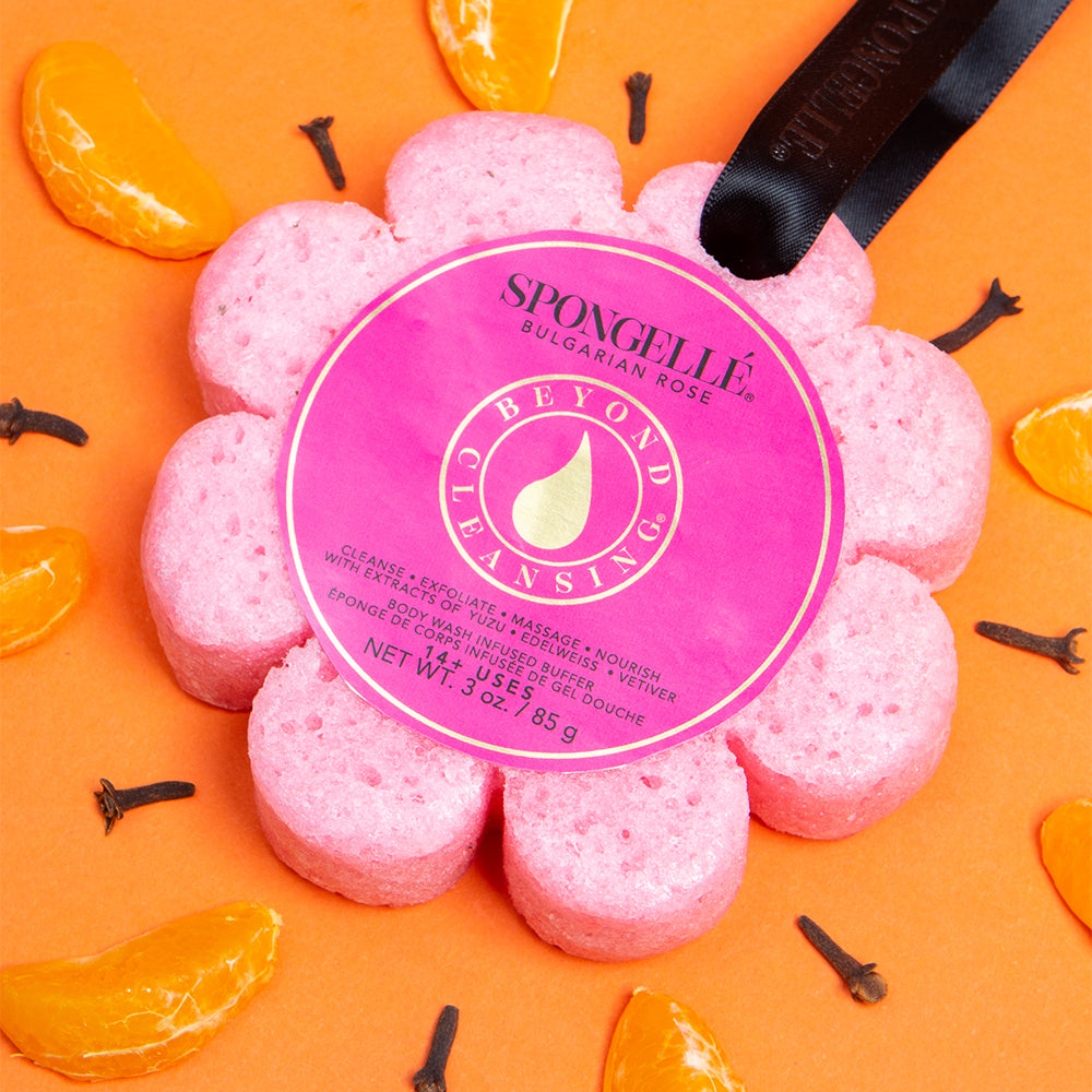 Bulgarian Rose | Wild Flower Bath Sponge - Concordia Style Boutique