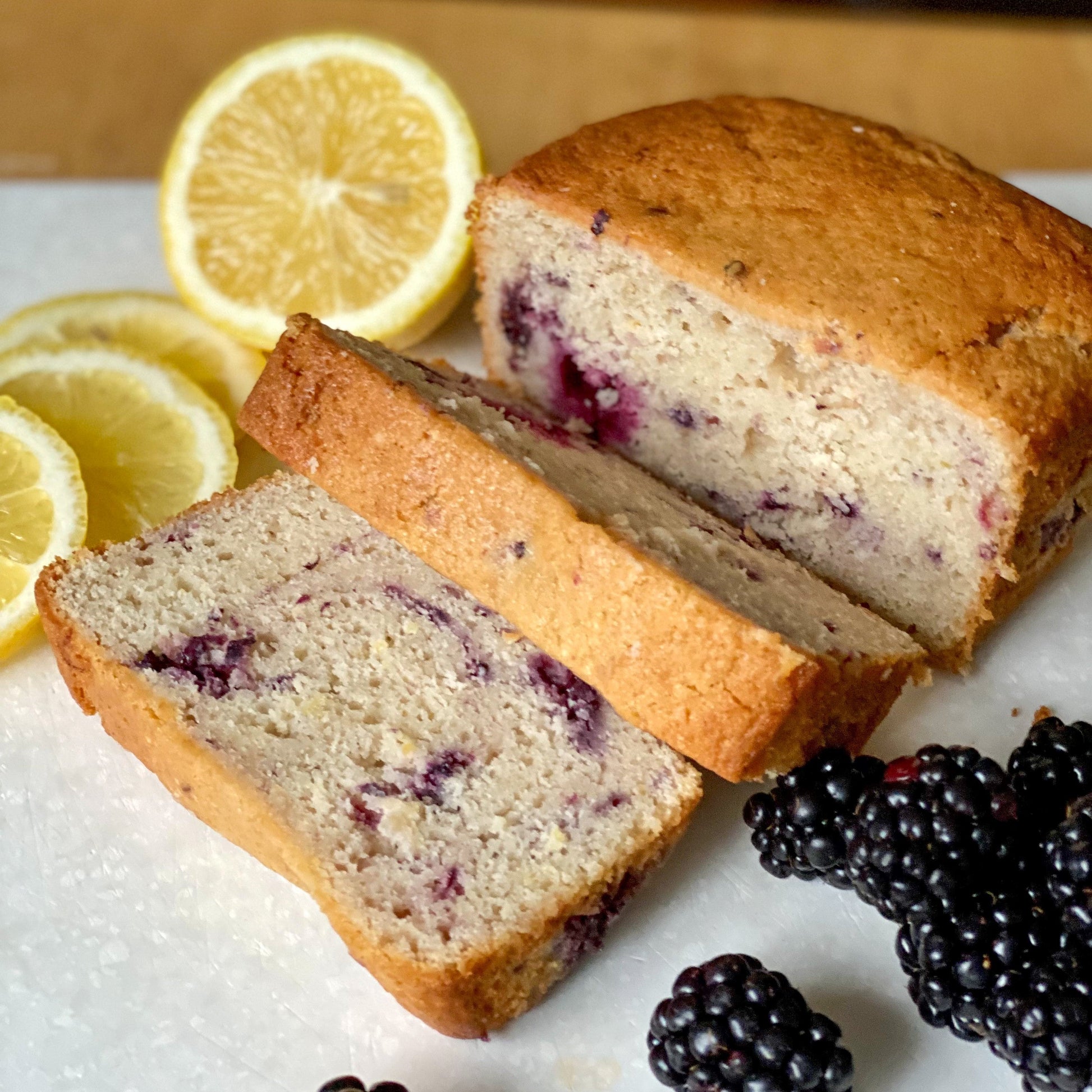Blackberry Lemon Zest Cake - Concordia Style Boutique