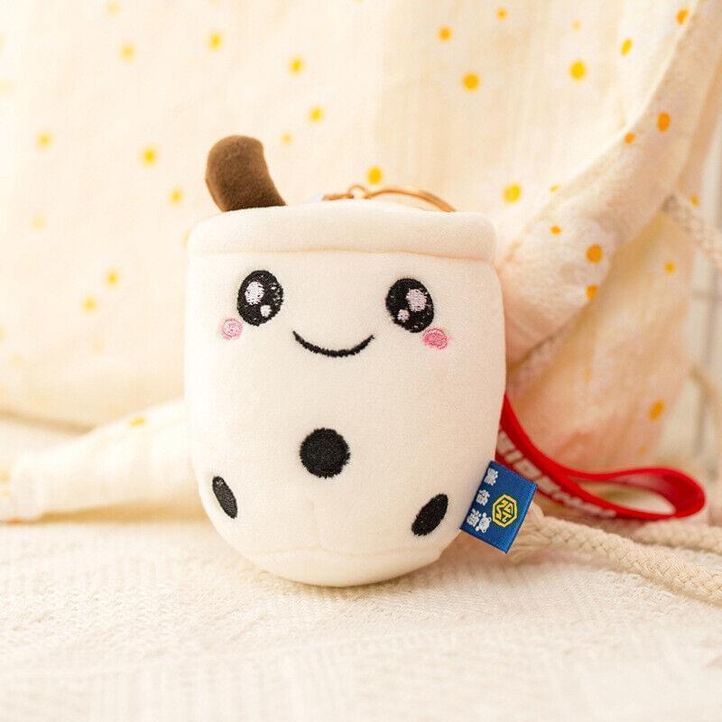 Boba Plush Keychain 3 pcs Set for Car Keys and Kawaii Gift Lovers