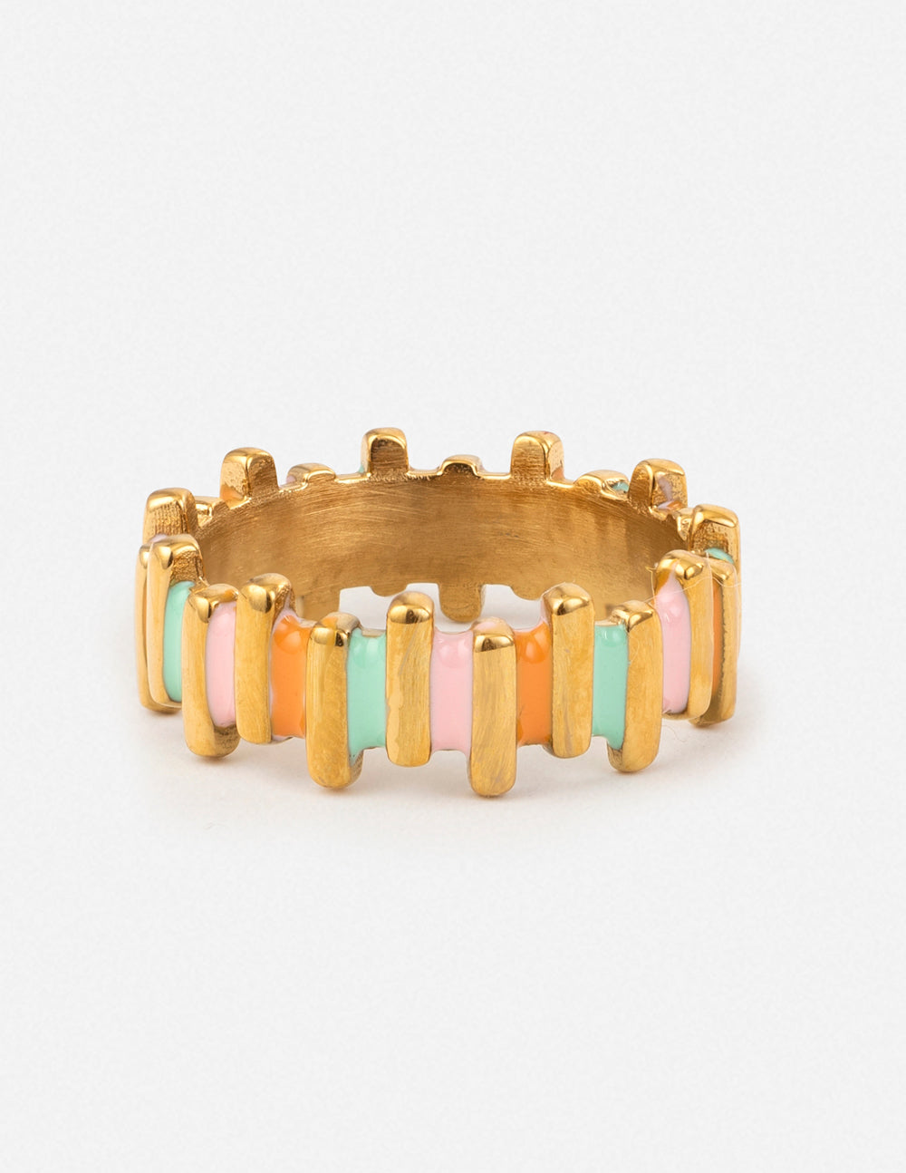 Staggered Enamel Ring - Concordia Style Boutique