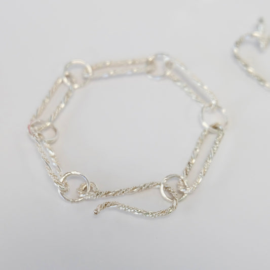 Sterling Silver Paperclip Bracelet