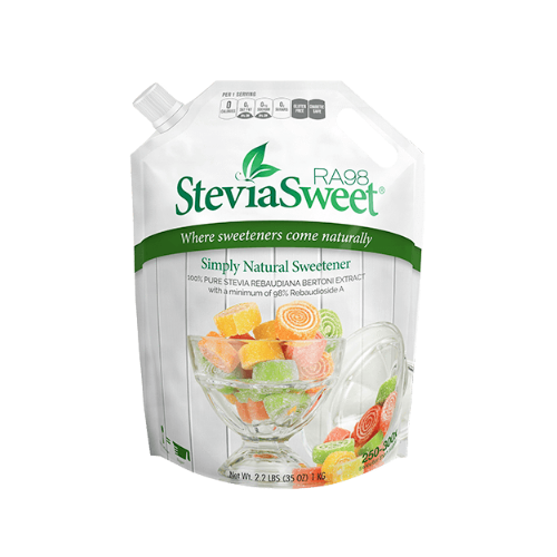 100% Pure Stevia Extract, Fine Powder, No Fillers or Additives - SteviaSweet RA98 - Concordia Style Boutique