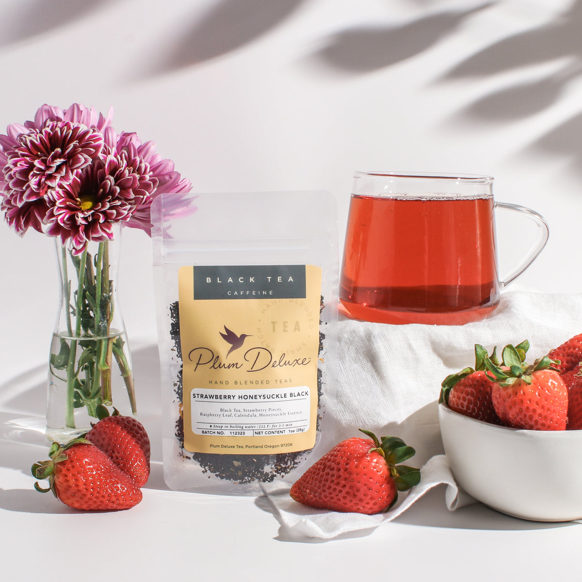 Strawberry Honeysuckle Black Tea - Concordia Style Boutique