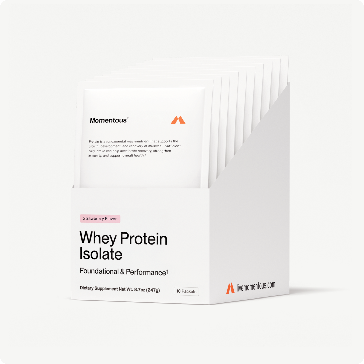 Whey Protein Isolate 10-Travel Packs