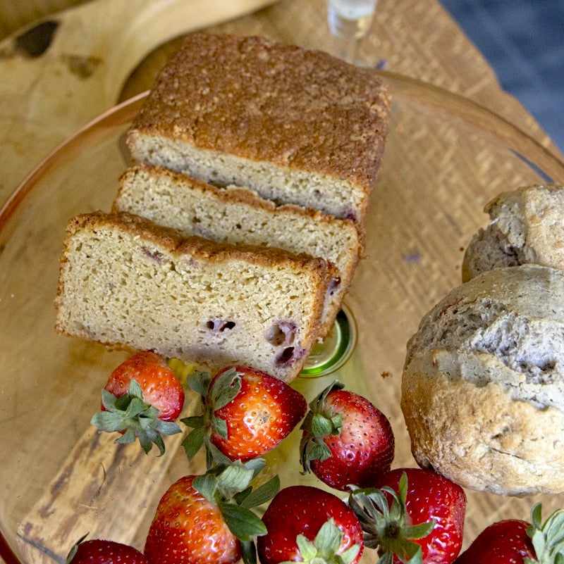 Strawberry Vanilla Cream Cake - Gluten Free - Concordia Style Boutique