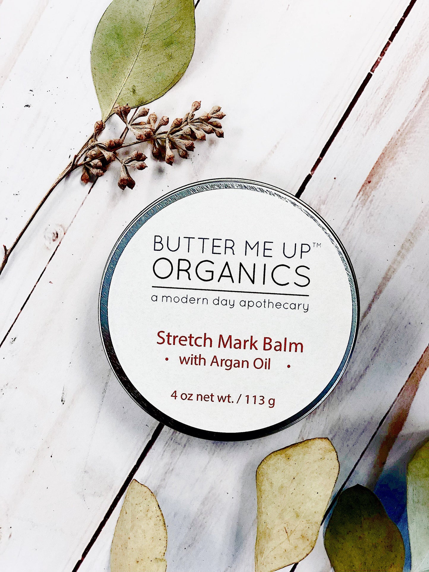 Organic Stretch Mark Body Butter Argan Oil/ Stretch Marks / Stretch Mark Salve / Stretch Mark Reducer / Organic Skincare / Butter Me Up - Concordia Style Boutique