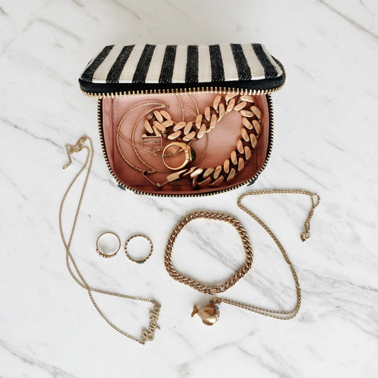 Jewelry/Trinket Box, Striped - Concordia Style Boutique