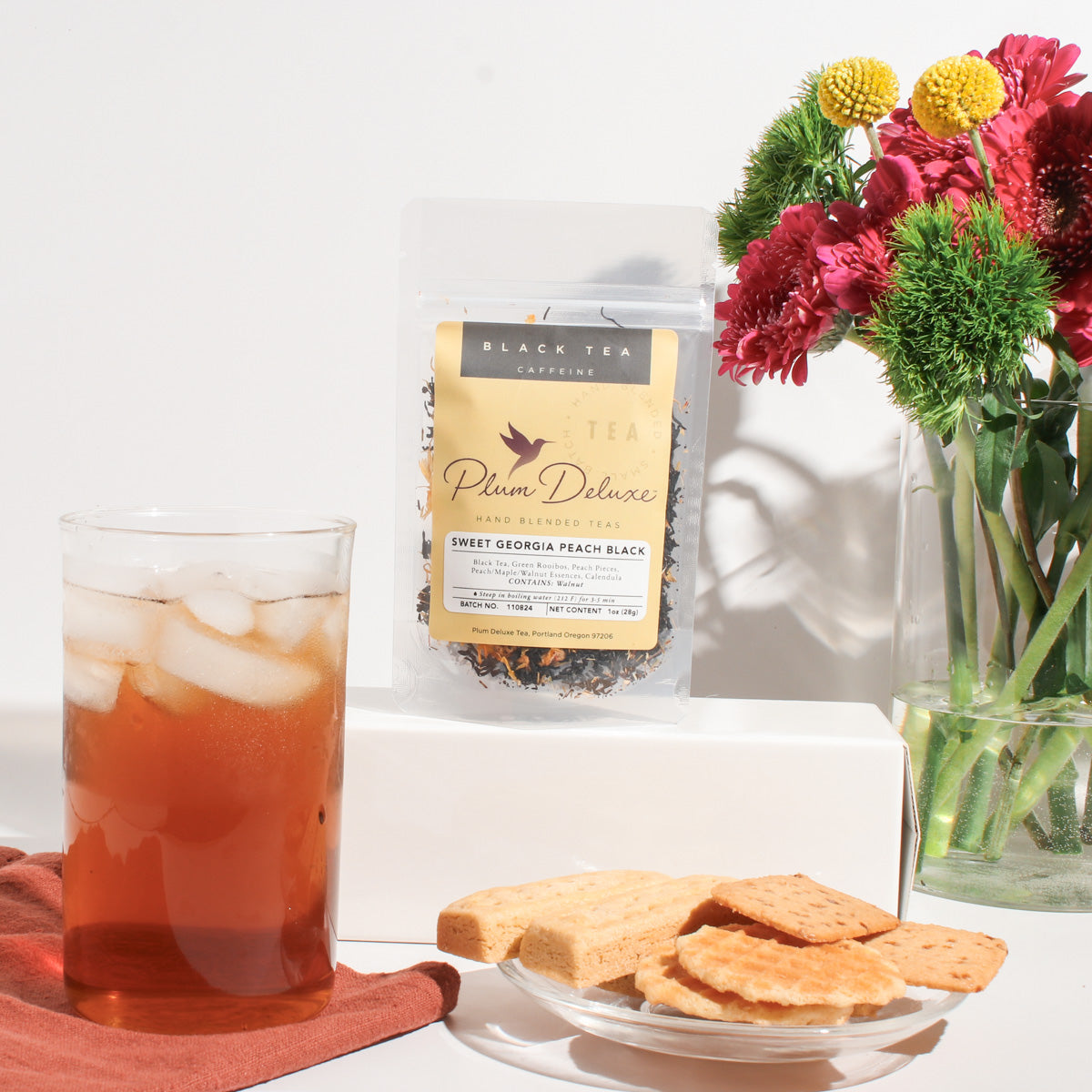 Sweet Georgia Peach Black Tea (Hint of Caramel - Walnut) - Concordia Style Boutique