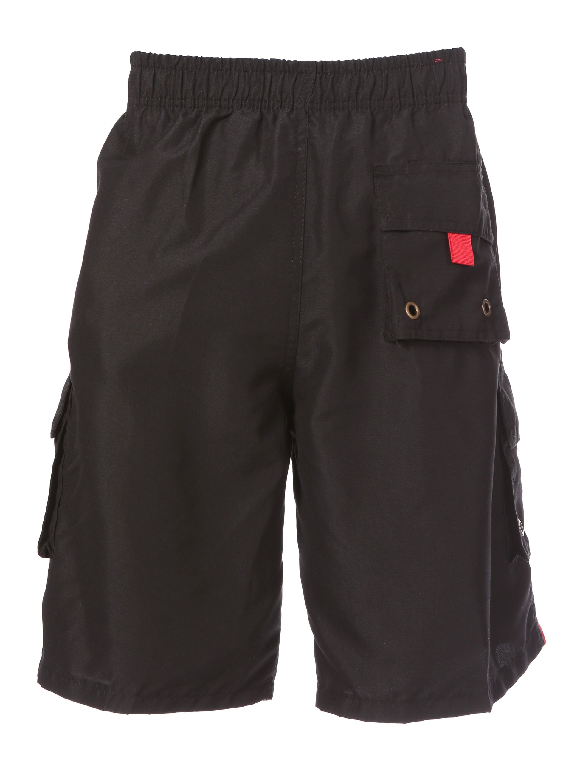 Men's Contrast Striped Solid Color Swim Trunks for Surfing and Skating by Sakkas - Concordia Style Boutique