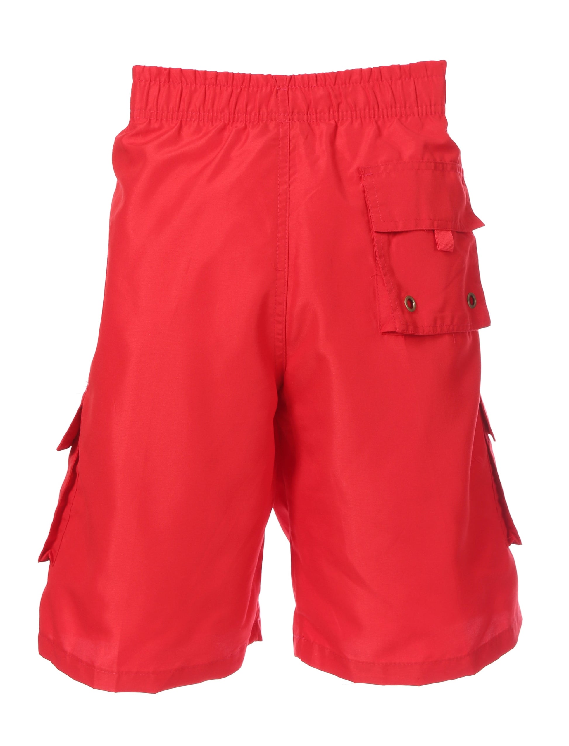 Men's Contrast Striped Solid Color Swim Trunks for Surfing and Skating by Sakkas - Concordia Style Boutique