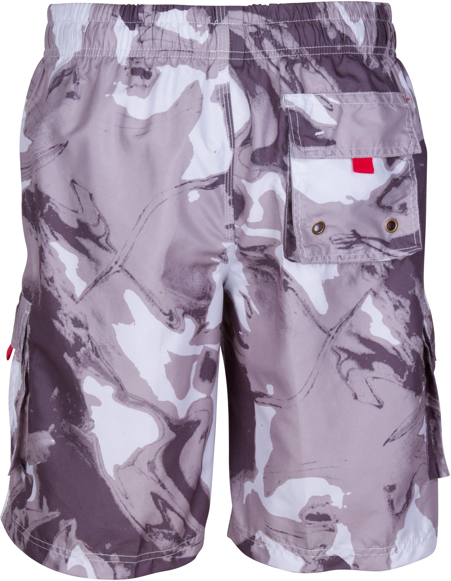Sakkas Mens Multi Color Wave Design Skate Surf Board Short / Swim Trunks - Concordia Style Boutique