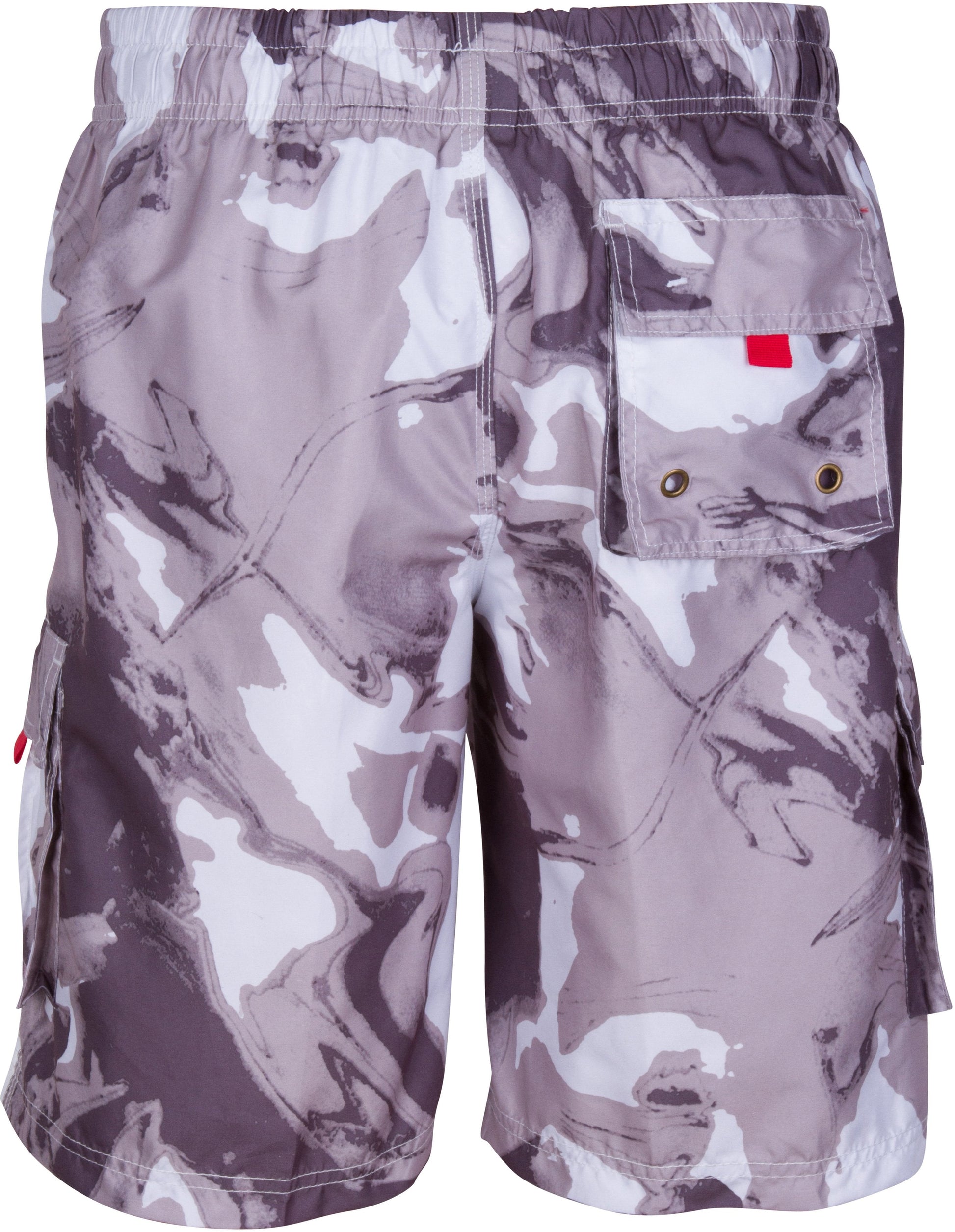 Sakkas Mens Multi Color Wave Design Skate Surf Board Short / Swim Trunks - Concordia Style Boutique