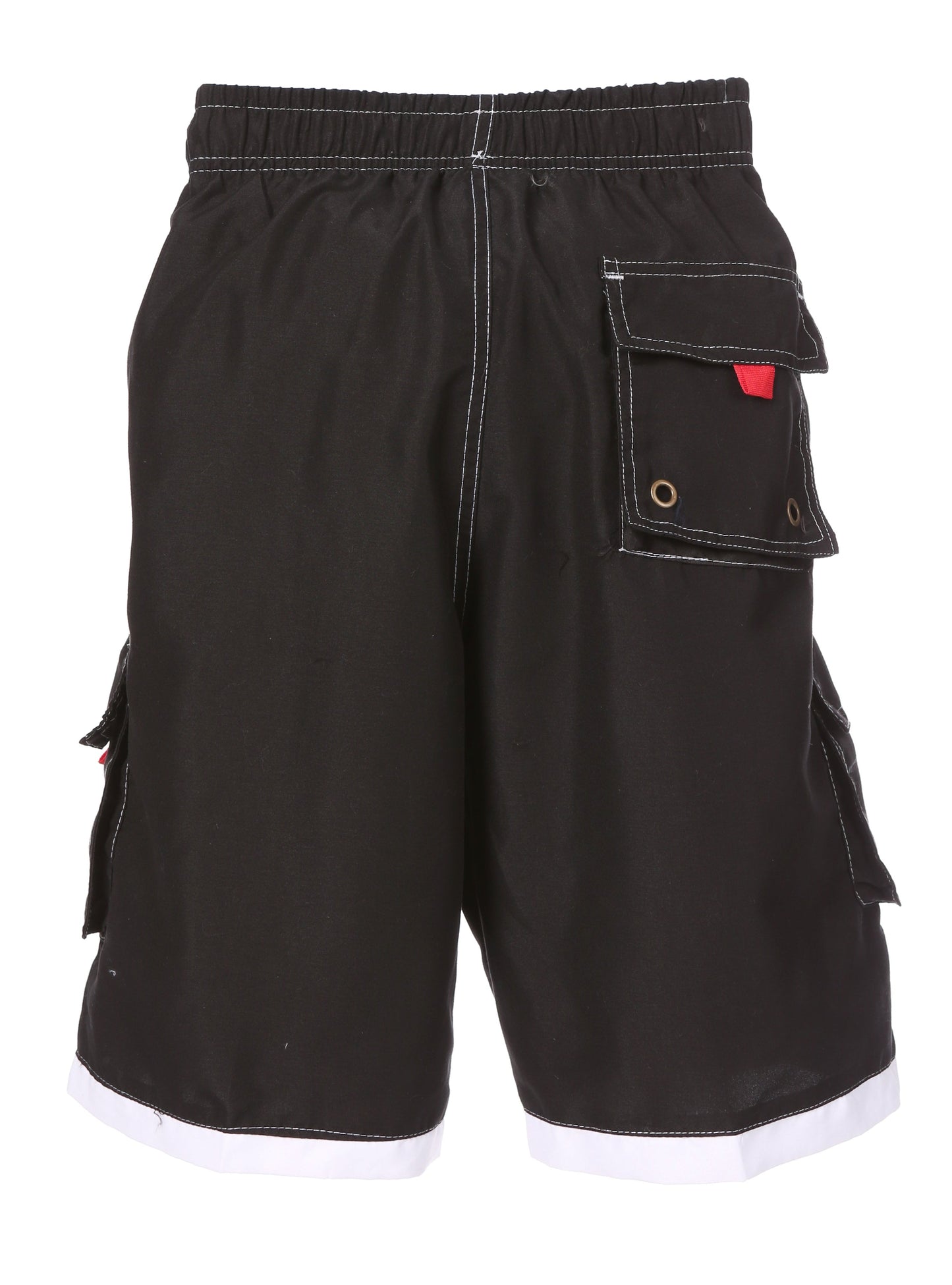 Sakkas Mens Contrast Stripes Skate Surf Board Short / Swim Trunks - Concordia Style Boutique