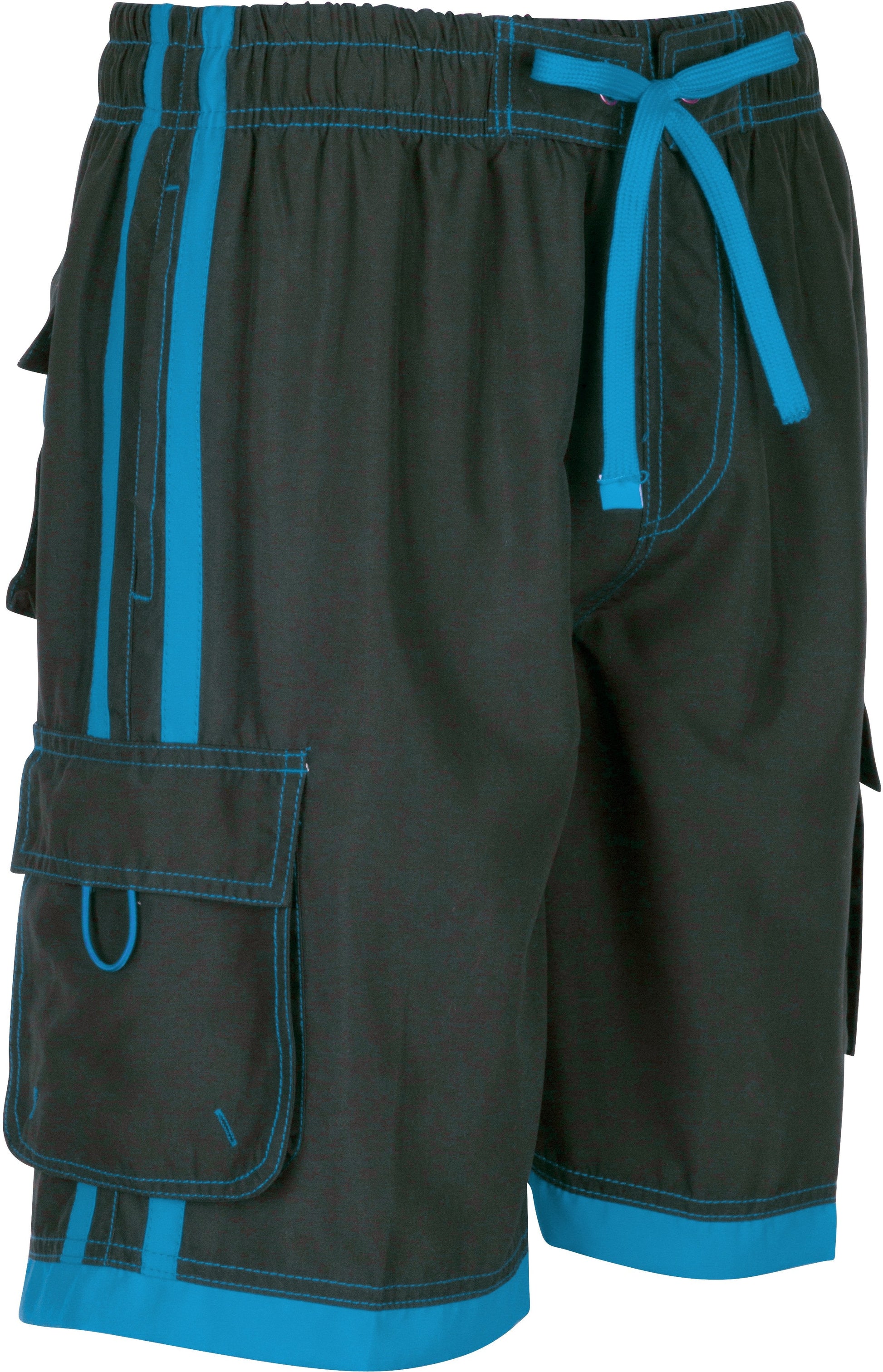 Sakkas Mens Contrast Stripes Skate Surf Board Short / Swim Trunks - Concordia Style Boutique