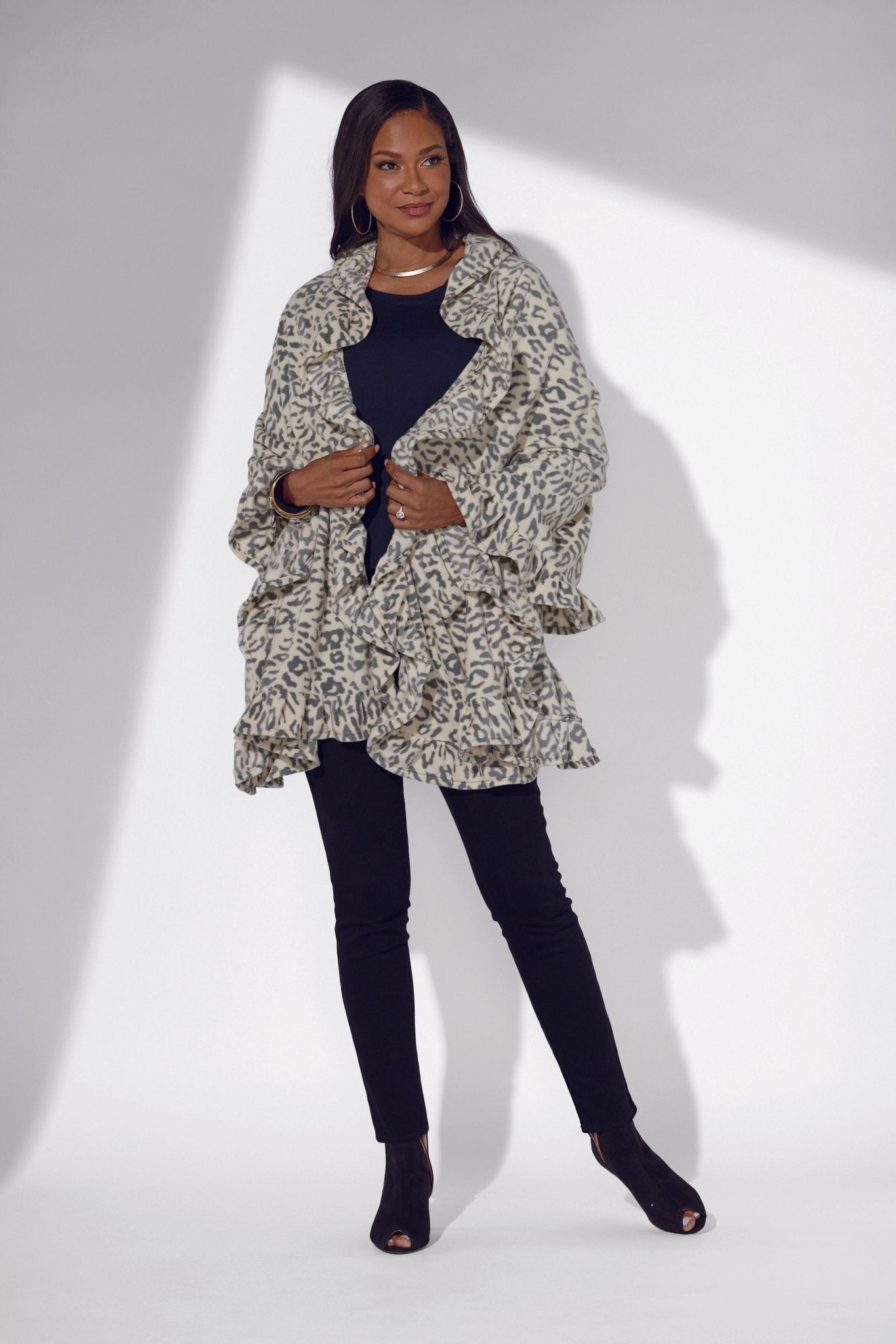 Wrapped in Ruffles Shawl by Studio EY