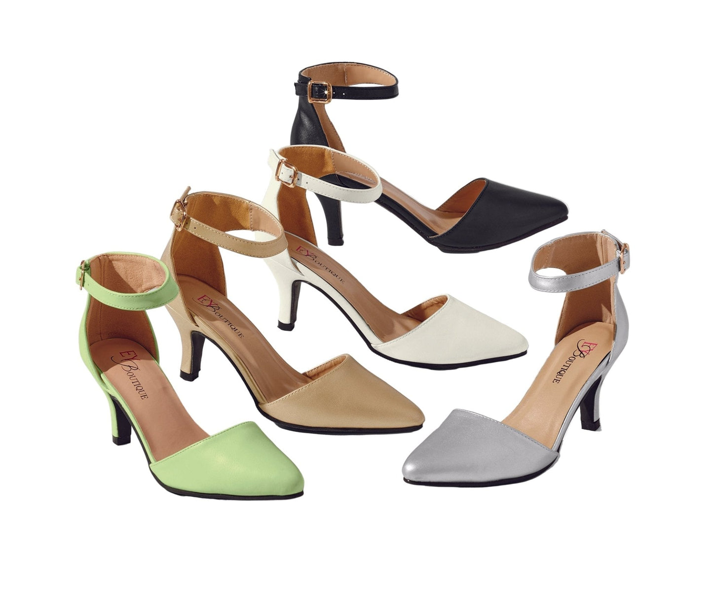 Simply Perfect Ankle-Strap Pump by EY Boutique