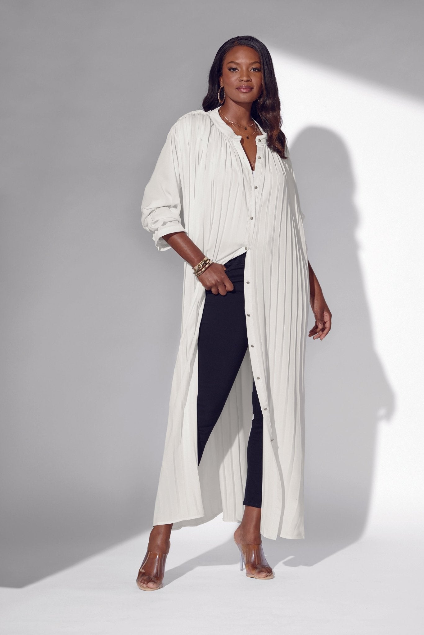 All Buttoned Up Maxi Dress by EY Boutique