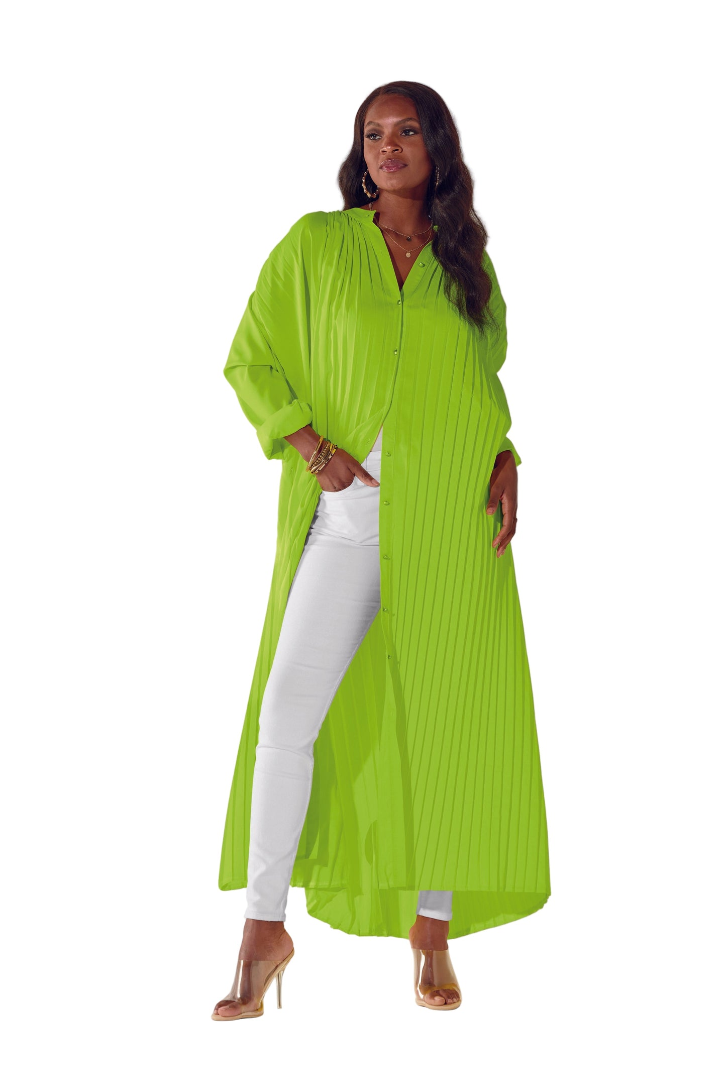 All Buttoned Up Maxi Dress by EY Boutique