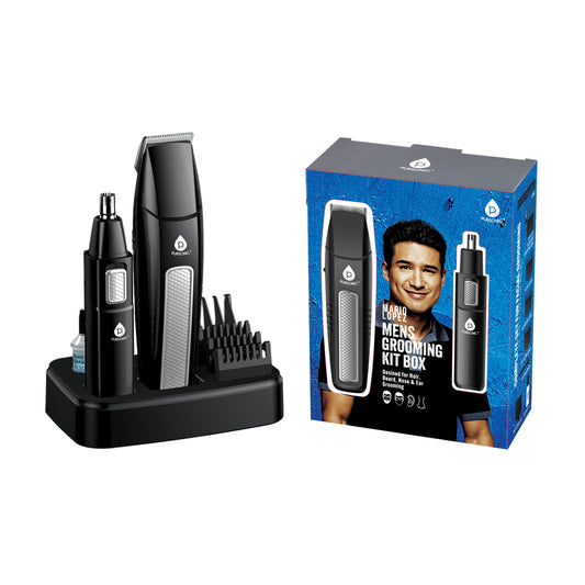 Mario Lopez Mens Grooming Kit , Designed for Hair, Beard, Nose & Ear Grooming, 10 Piece Grooming Kit - Concordia Style Boutique