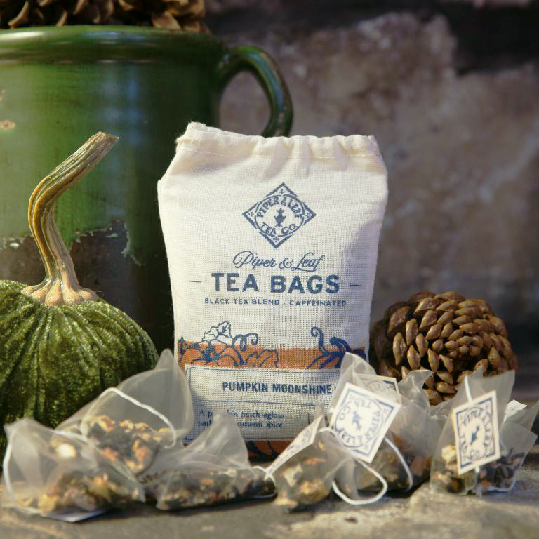 Pumpkin Moonshine 9ct Tea Bags in Muslin