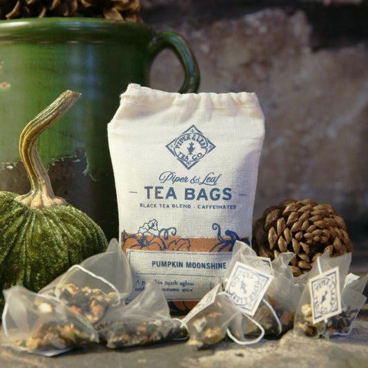 Pumpkin Moonshine 9ct Tea Bags in Muslin