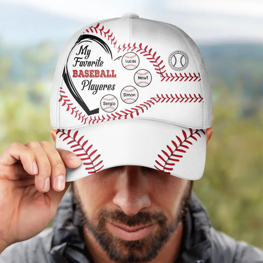My Favorite Baseball Players - Personalized Classic Cap - Premium Personalized Classic Cap from Concordia Style Boutique - Just $26.06! Shop now at Concordia Style Boutique
