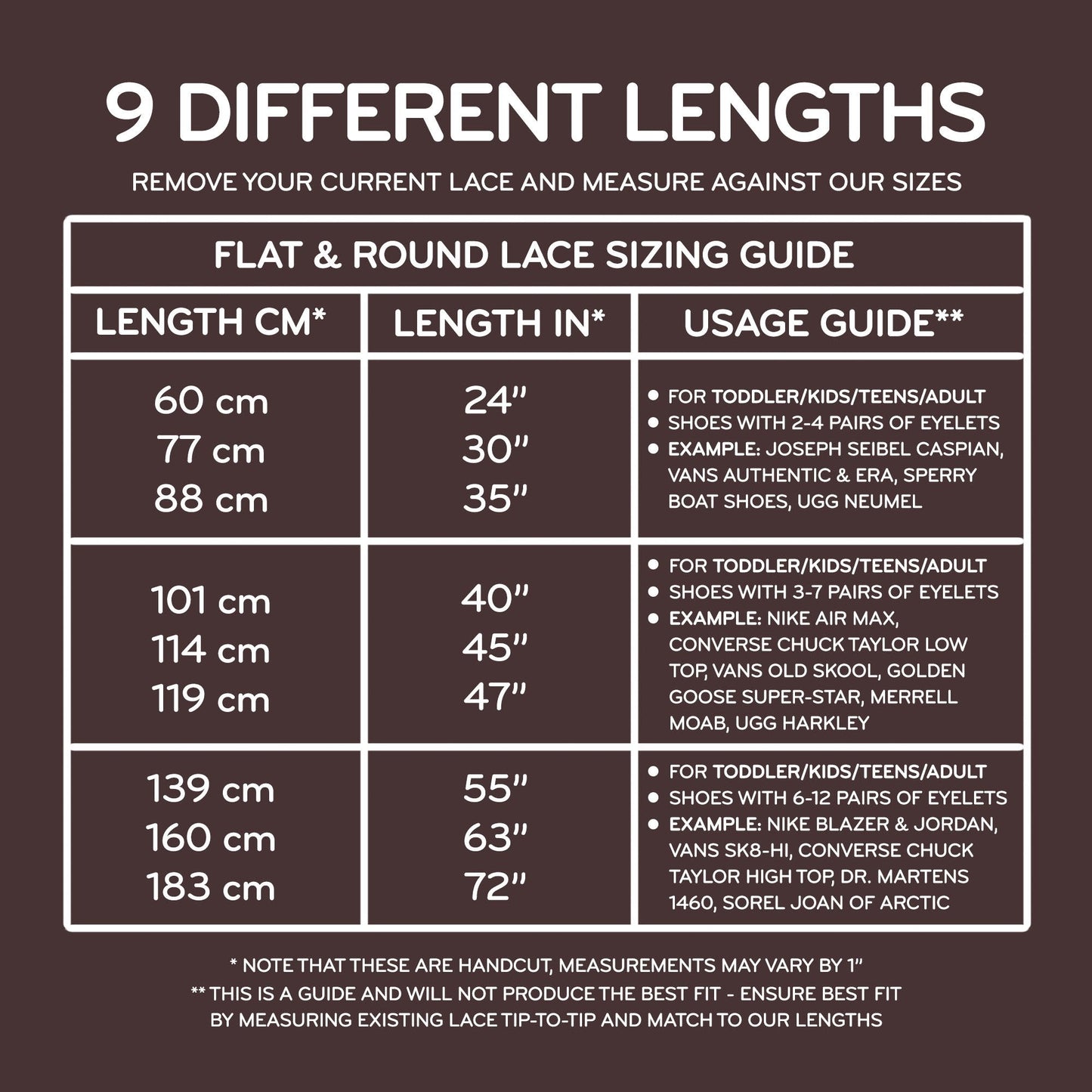 Dark Brown Flat Elastic Stretch Shoe Laces