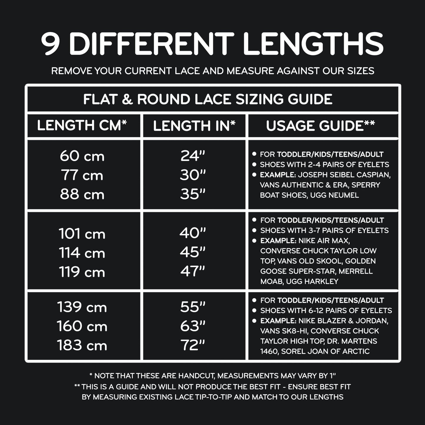 Black Round Elastic Stretch Shoe Laces