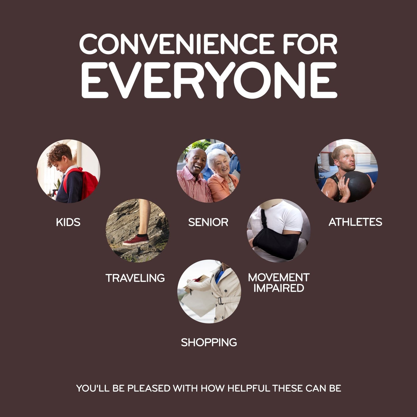 Dark Brown Round Elastic Stretch Shoe Laces