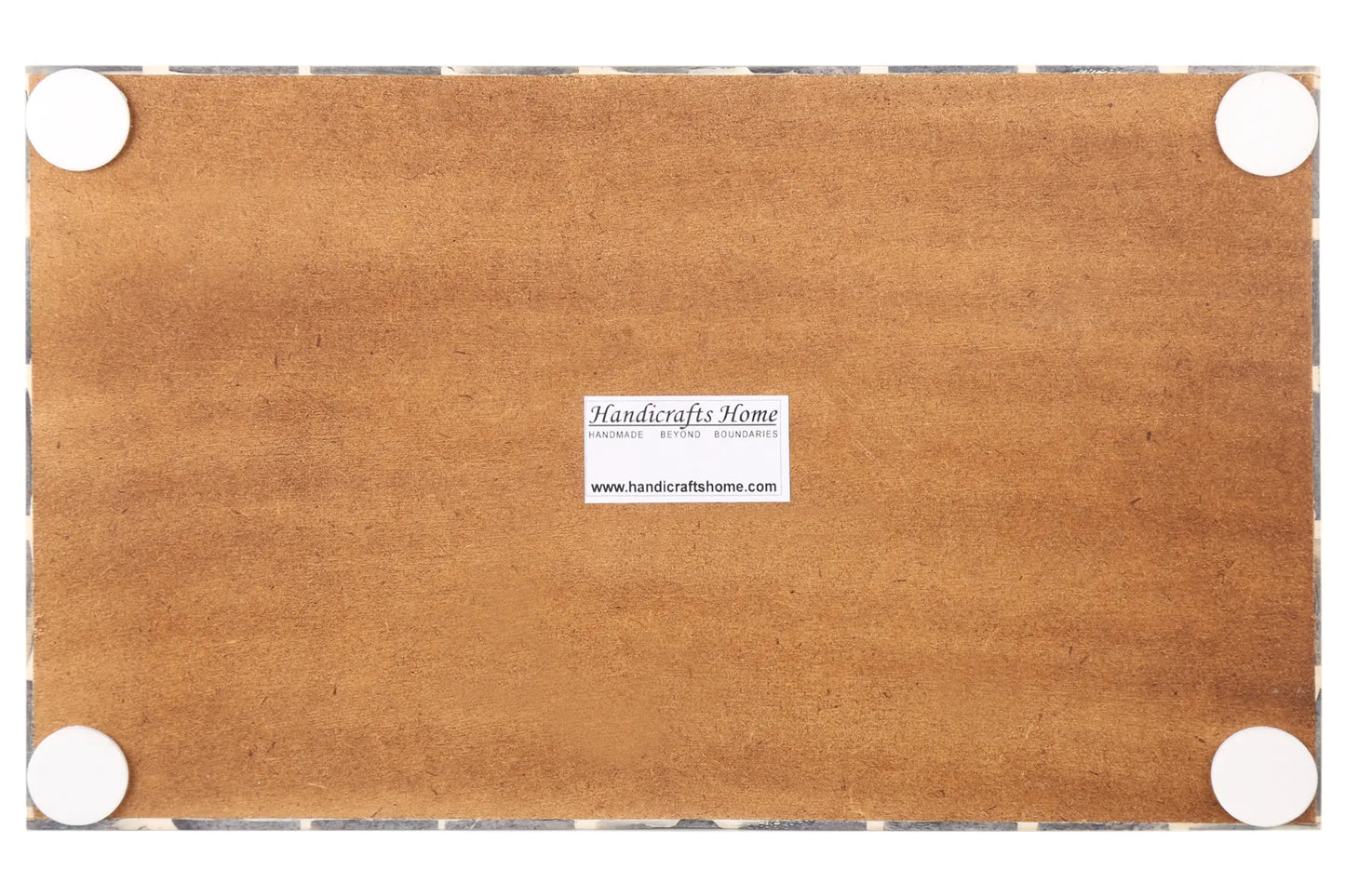 Vanity Trays Moroccan Pattern Bone & Resin Inlay Collection in 10x6, Red & White - Concordia Style Boutique