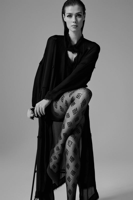 Fantasy Tights Conte Ingrid - Geometric Pattern - Concordia Style Boutique