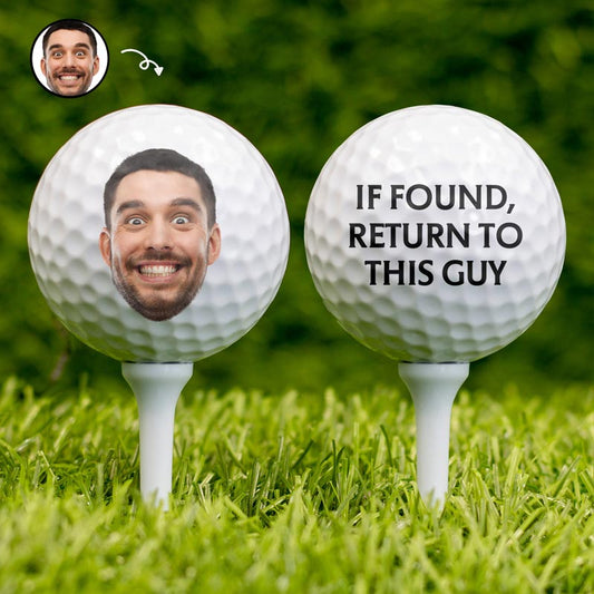 Personalized Golf Ball  - "If Found Return To This Guy" -  Personalized  Custom Photo - Gift For Dad, Father, Grandpa, Golfer, Golf Lover - Premium Golf Ball from Concordia Style Boutique - Just $15.34! Shop now at Concordia Style Boutique