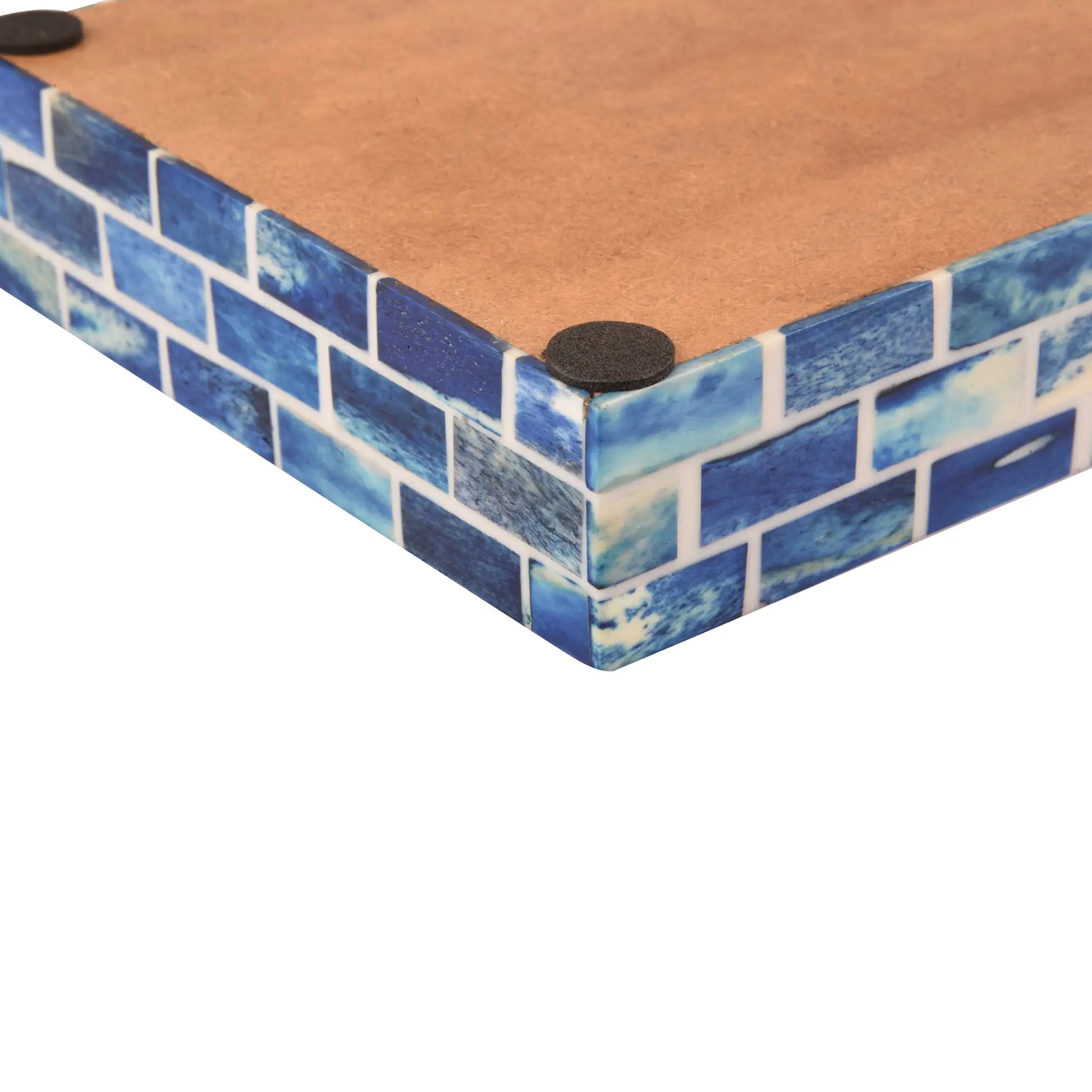 Vanity Trays Parlour Bond Pattern Bone & Resin Inlay Collection in 10x6 - Concordia Style Boutique