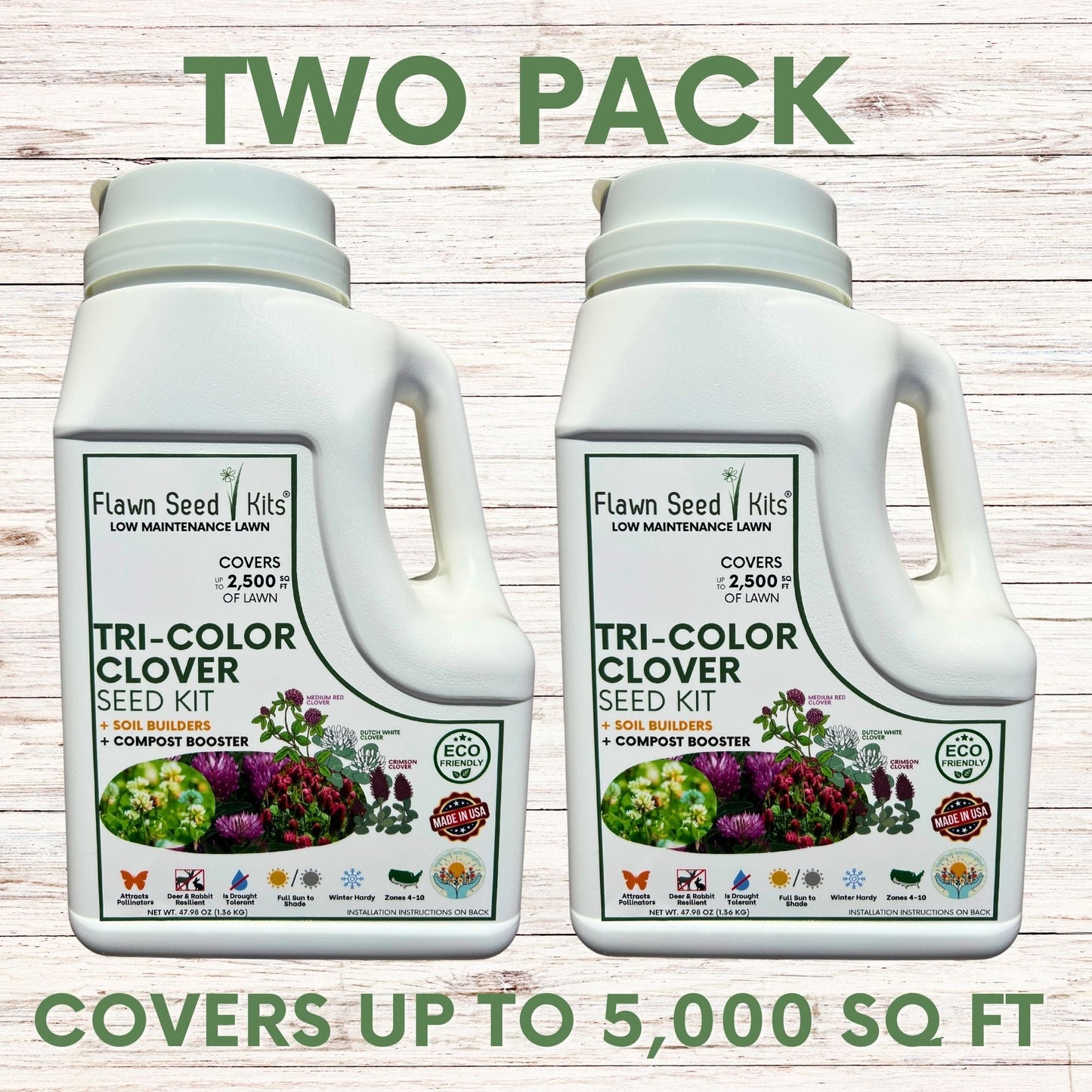 Tri-Color Clover Seed Easy Spread Shaker - Concordia Style Boutique