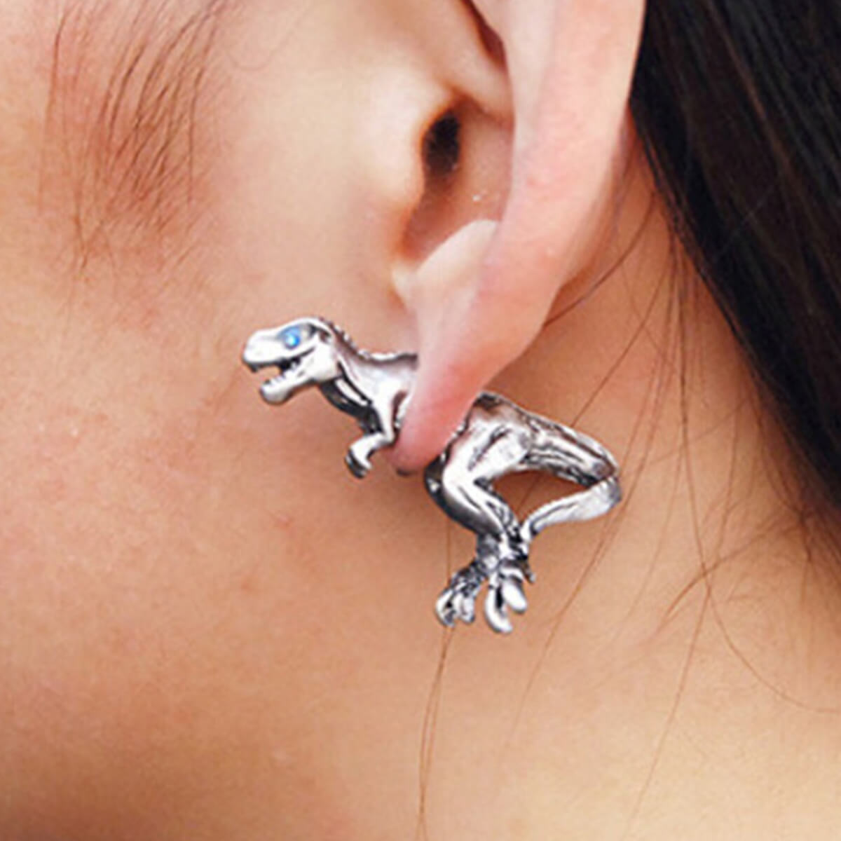 3D REALISTIC T-REX EARRING - Concordia Style Boutique